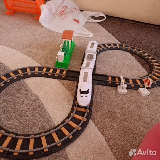 Железная Дорога и вагоны игрушка