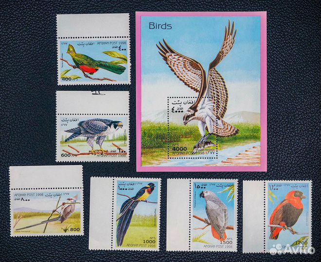 Марки не гашеные фауна 2