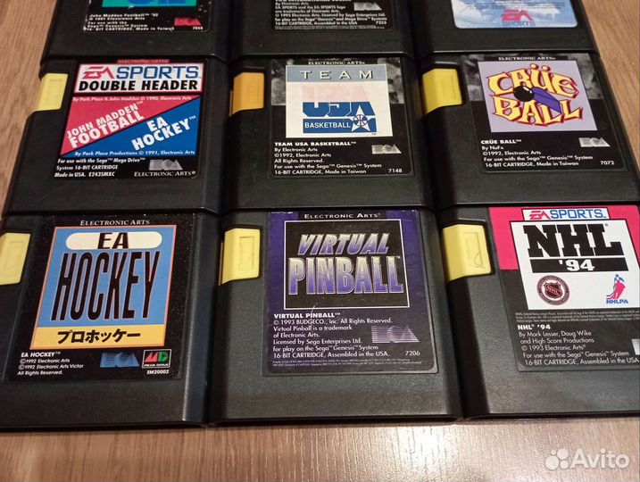 Катриджи sega лицензия