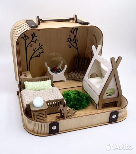 Кукольный домик-чемодан «Сканди»