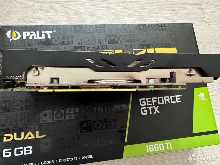 Видеокарта Palit gtx 1660 ti 6gb