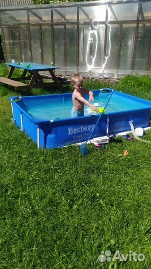 Каркасный бассейн 221x150x43 Новый
