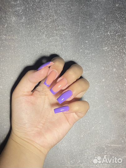 Маникюр наращивание