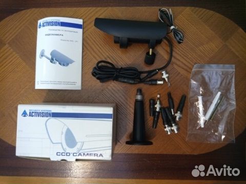 Видеокамера AVC 211 H-TV600 с ик-подсветкой ч/б