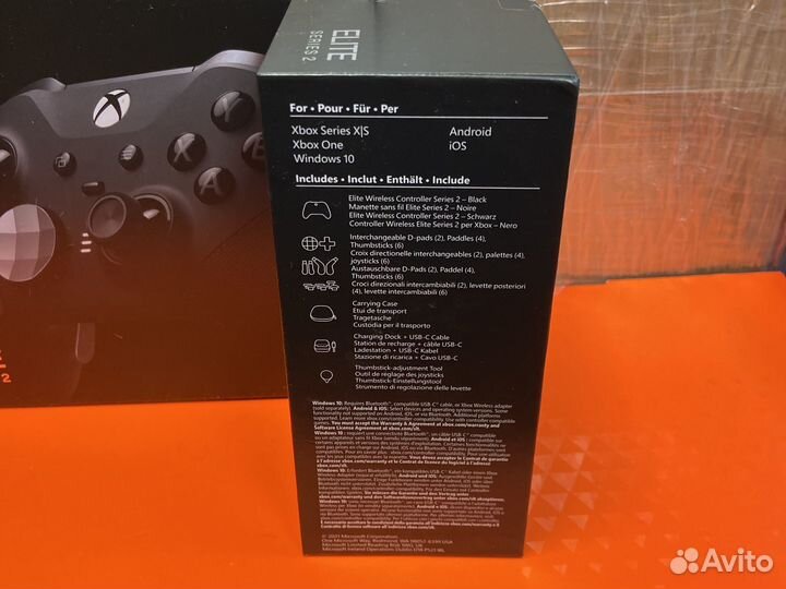 Геймпад xbox elite 2 controller новый черный