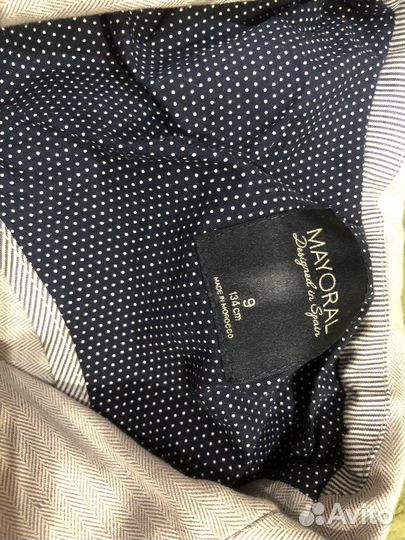 Mayoral пиджак для мальчика размер 134