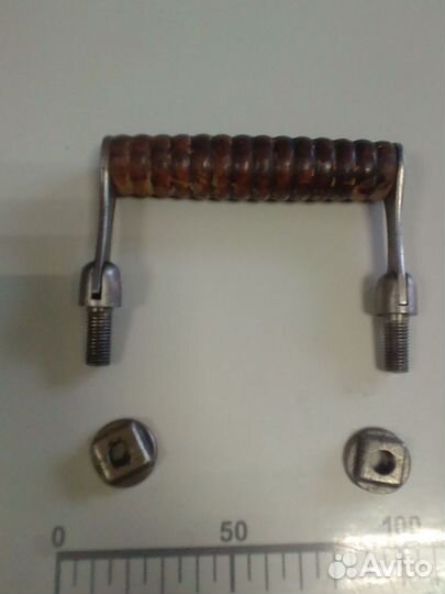 Старинная ручка от ящика швейной машины и замок