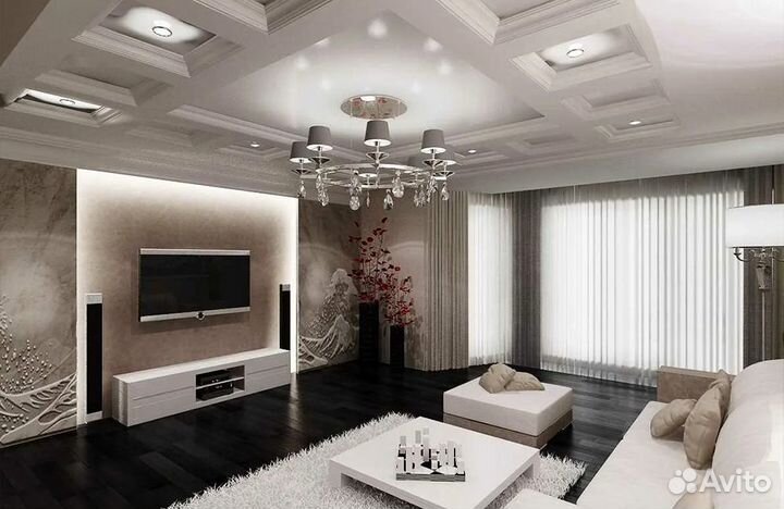 Отделочные работы под ключ. Ремонты