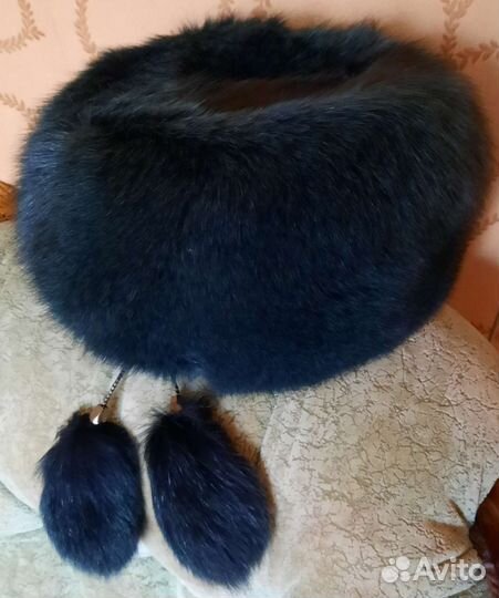 Шапка женская песец