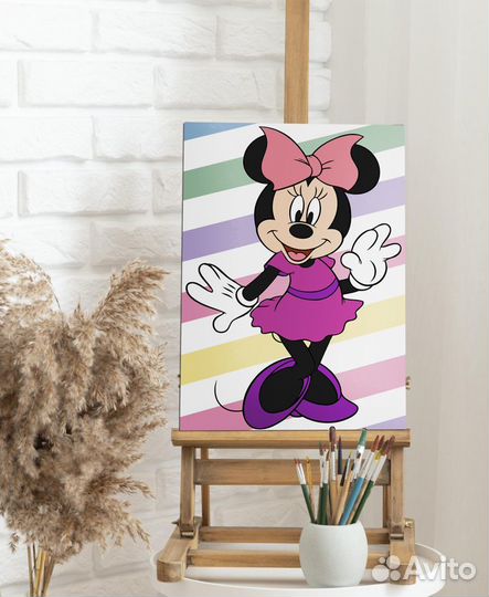 Картины в детскую Мини маус