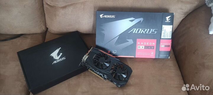Видеокарта Gigabyte Aorus RX580 4Gb