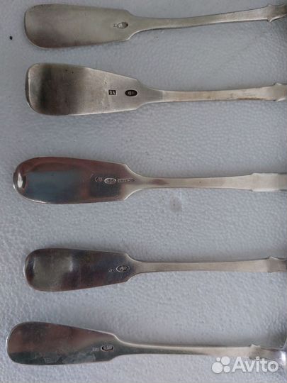 Серебряные ложки 84 пробы