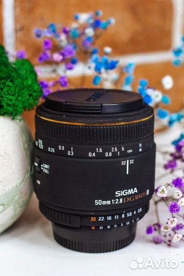 Sigma Nikon AF 50 mm F2.8 EX DG macro для Nikon