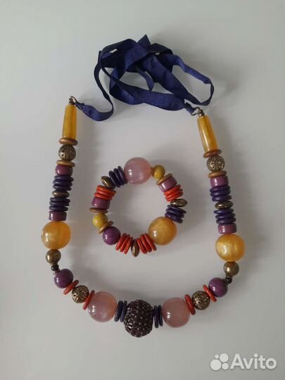 Бусы и браслет