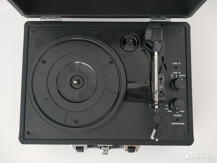 Виниловый проигрыватель Ritmix LP-120B чёрный