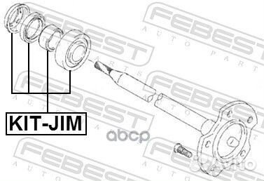 Подшипник полуоси (ремкомплект) зад прав/лев