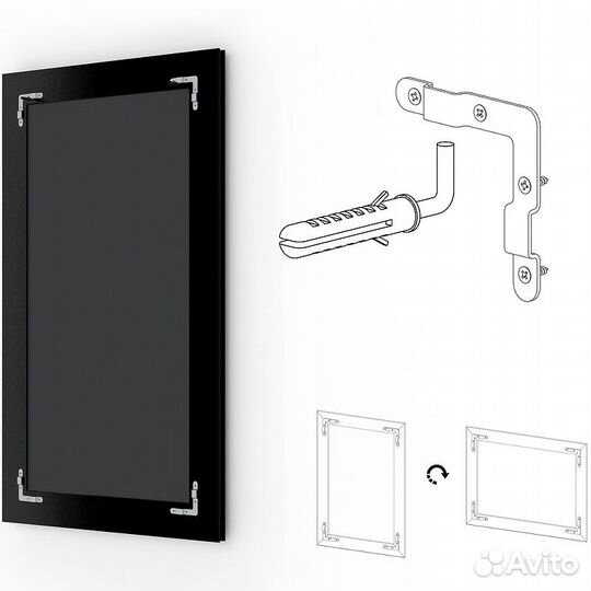 Зеркало Evoform Exclusive 156х66 BY 1287 с фацето