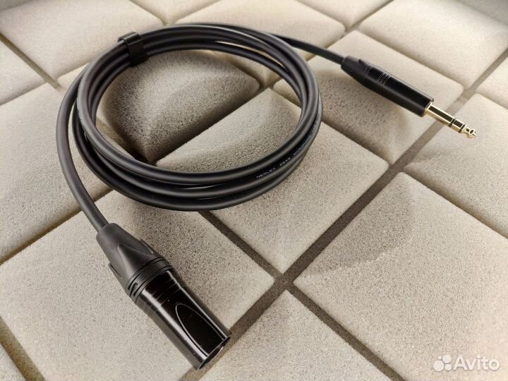 Xlr штекер - Jack 6,3 stereo mogami 2549