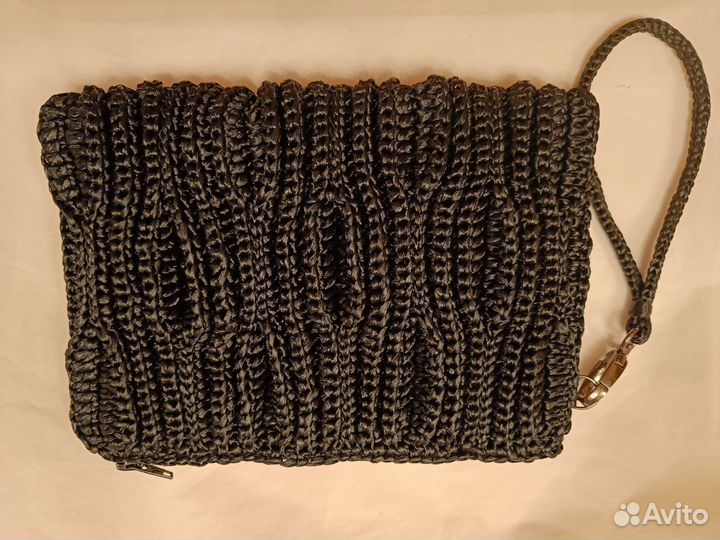 Сумка вязаная из рафии