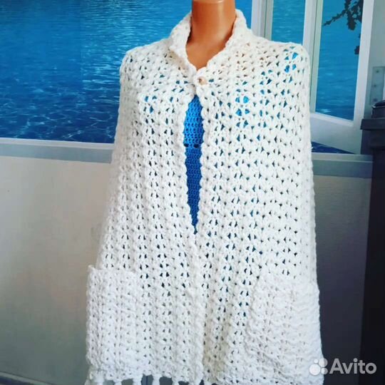 Палантин с карманами