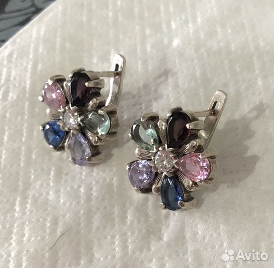 Серебряные серьги