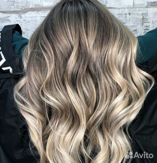 Наращивание и окрашивание волос