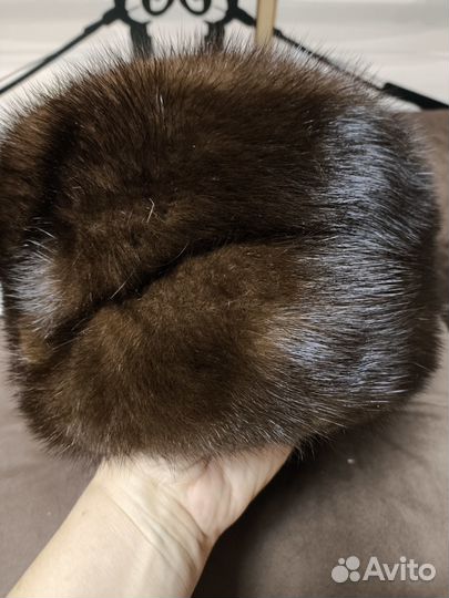 Шапка норковая женская