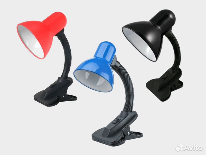 Светильники настольные на прищеп(Настольные лампы)