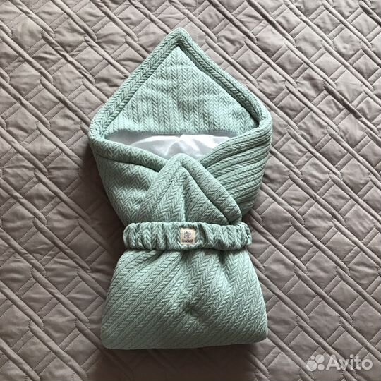 Конверт одеяло на выписку теплый