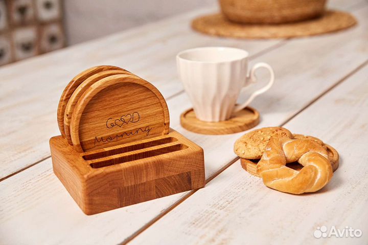 Подставки под кружки и сладкое 