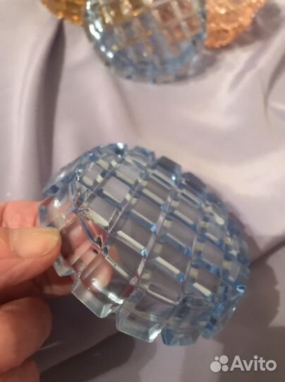 Розетки. Набор для варенья, цветное стекло СССР