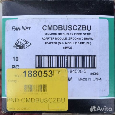 Адаптер Mini-Com оптоволоконного SC - OS1/OS2