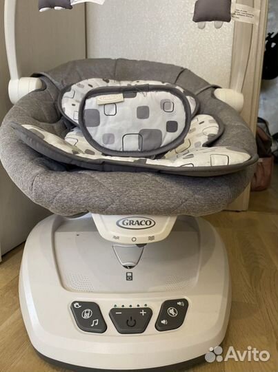 Graco детские электронные качели move with me bloc