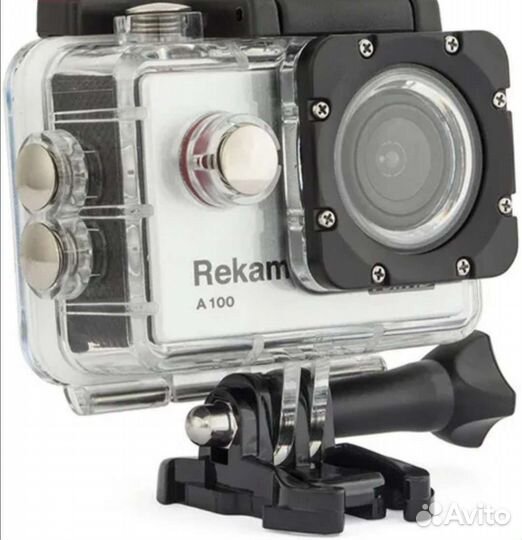 Экшн видеокамера Rekam A 100,серибристый,новая