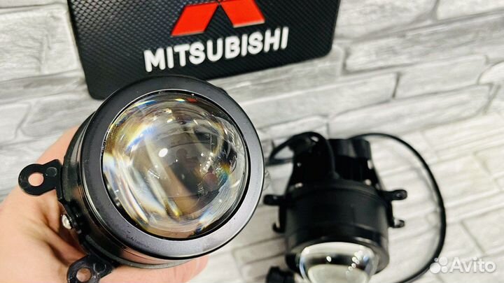 Лазерные противотуманки Mitsubishi BI-LED lazer