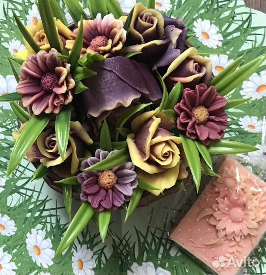 Букет из мыла