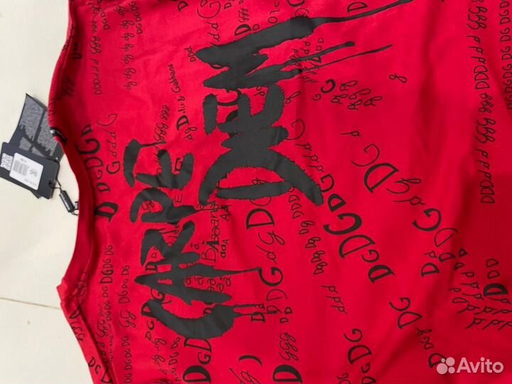 Dolce gabbana мужская футболка Carpe Diem - Red