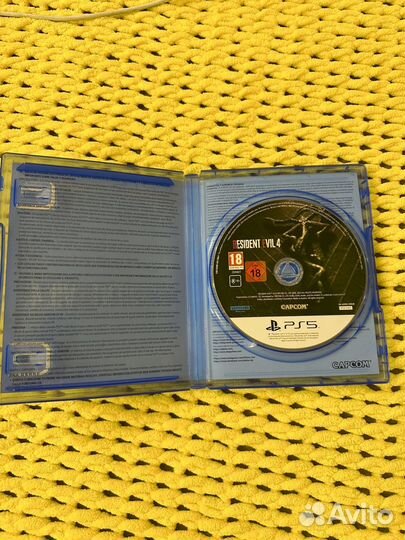 Resident evil 4 remake диск для PS5