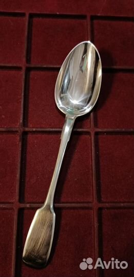 Столовая царская ложка серебро