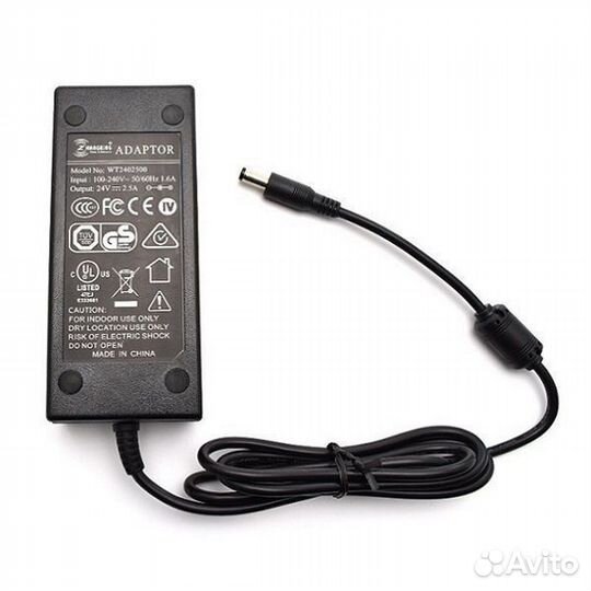 Блок питания 24v 2,5a новый