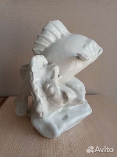 Фарфоровая статуэтка «Рыба окунь», дфз