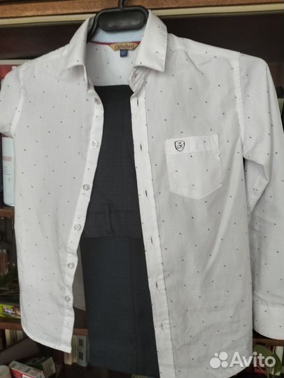 Рубашка белая для мальчика