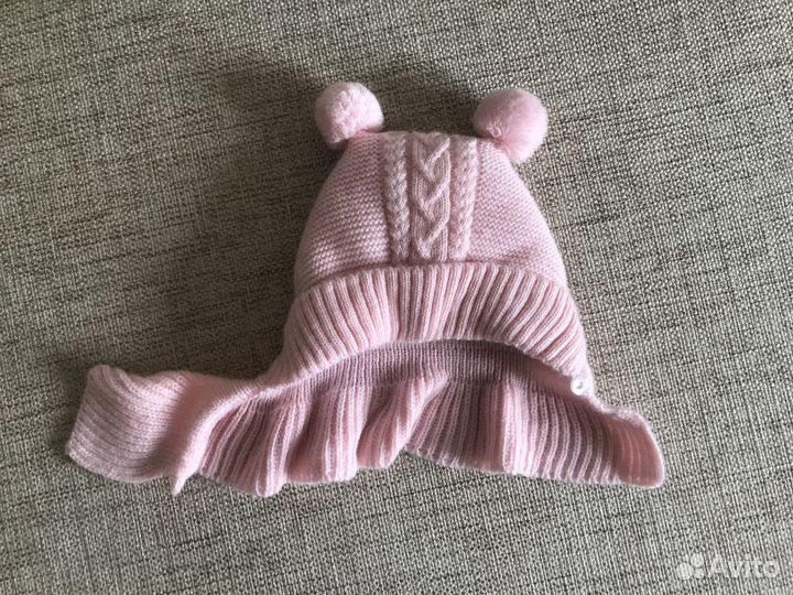 Шапка зимняя для девочки 38-40