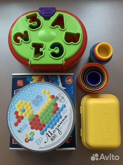 Развивающие игрушки для детей пакетом