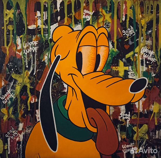 Картина на холсте 40/40. Акрил