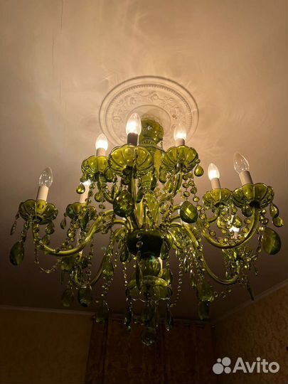 Люстра потолочная италия бу