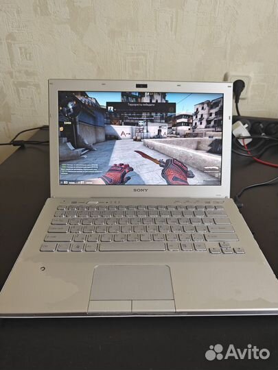 Игровой металлический ноутбук i7 Sony CS GO Видео