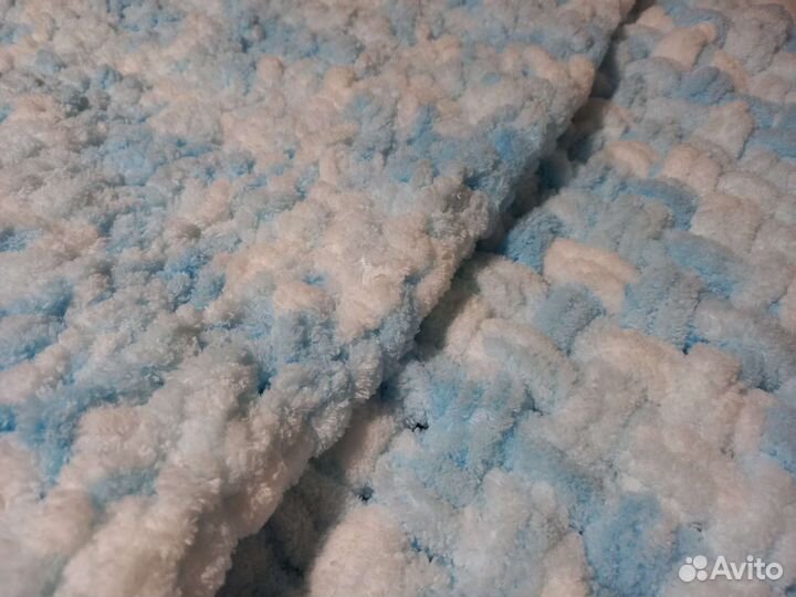 Плед детский вязаный