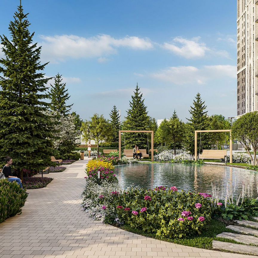 2-к. квартира, 71,1 м², 23/26 эт.