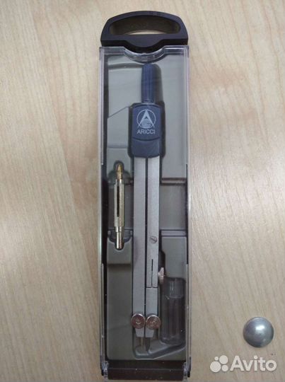 Готовальня aricci, Италия, 3 предмета, циркуль 135